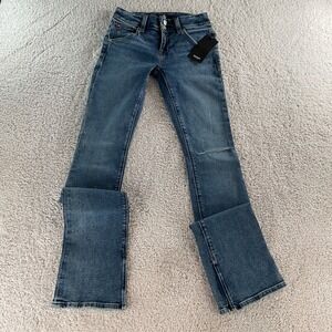 Hudson Beth Baby Bootcut Jeans Dancer Blue Mid Rise TDFDCR1181 Womens 24 NEW